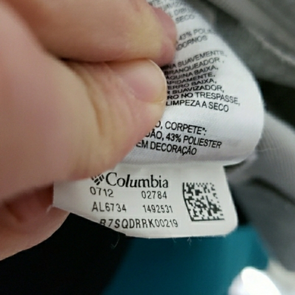 Columbia omni-wick gray zip up hoodie size medium - Picture 10 of 13
